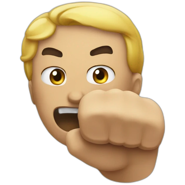 punching emoji