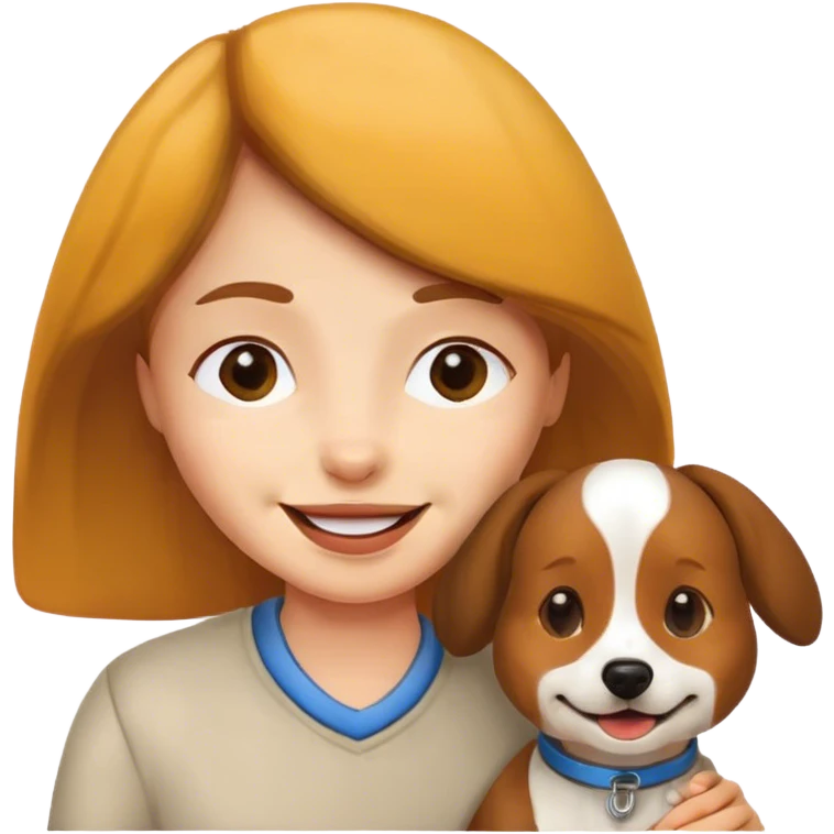 Dog person emoji