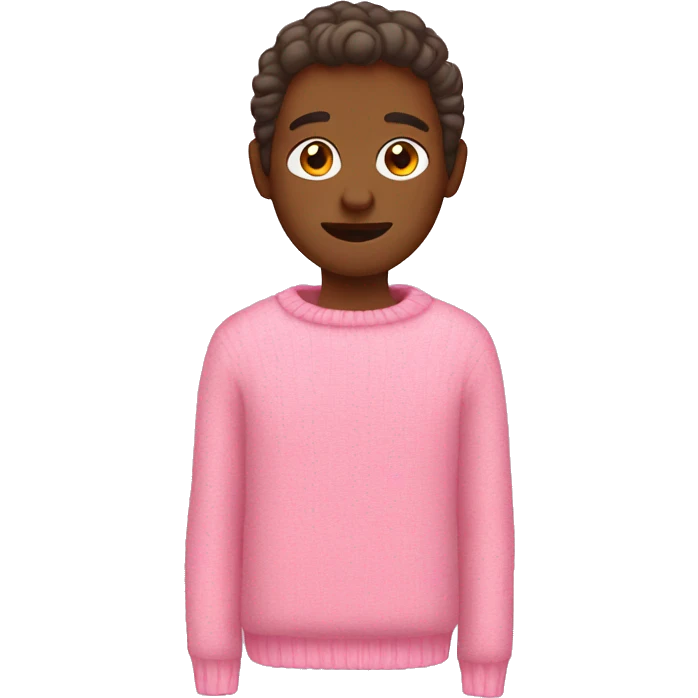 pink sweater emoji
