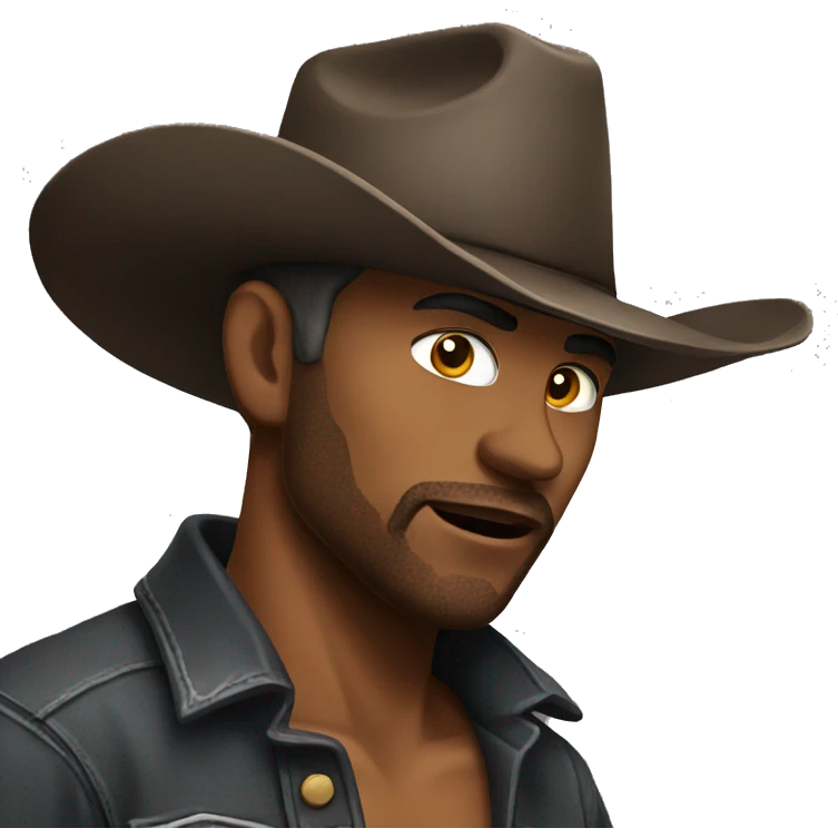 Hot cowboy  emoji