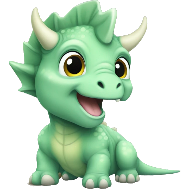  triceratops baby accurate emoji