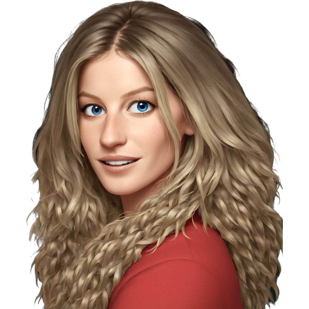 smiling girl with blue eyes emoji