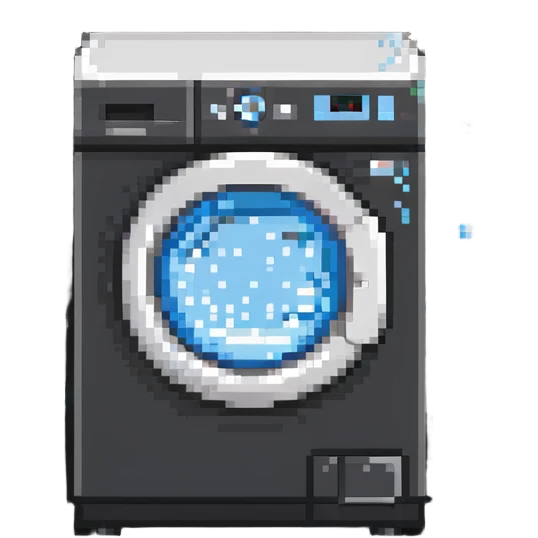 washing machine with bubbles emoji
