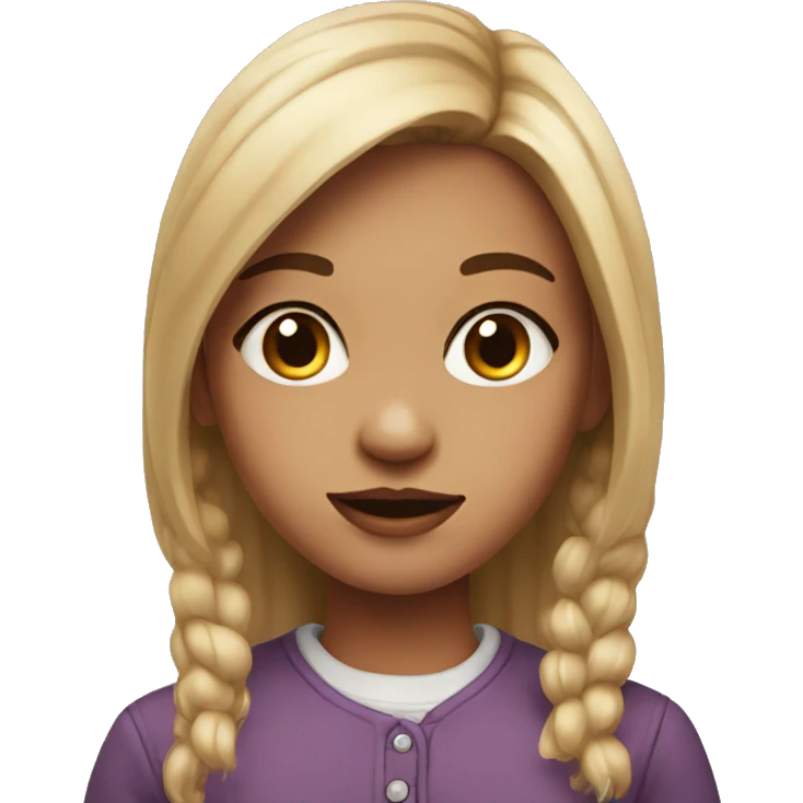 realistic portrait of a girl emoji