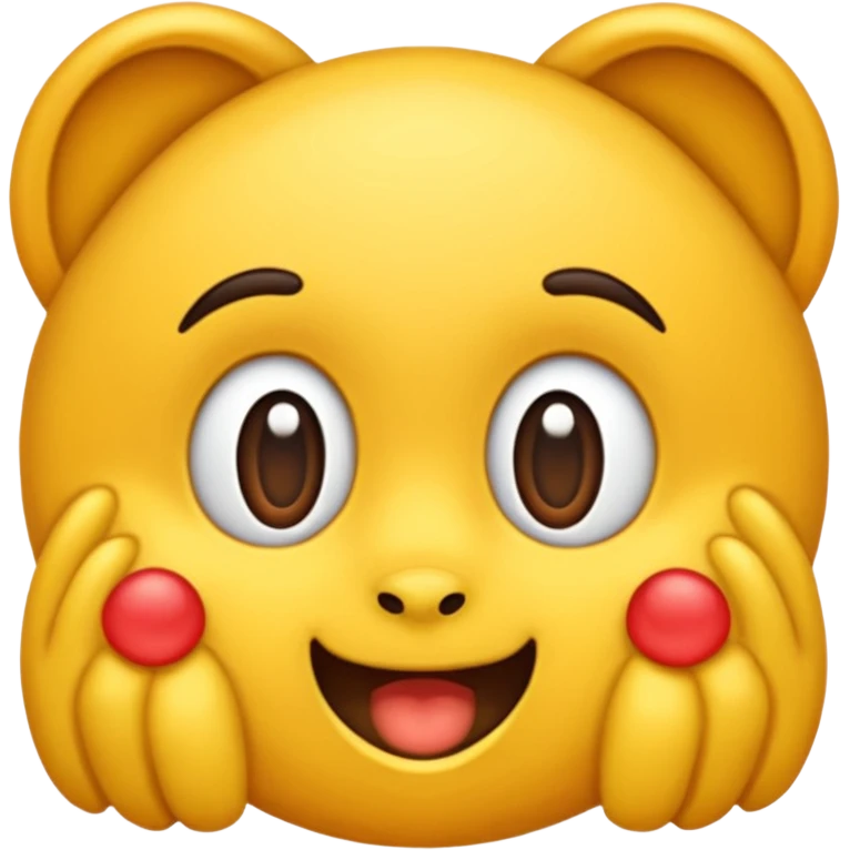 смайлы в едином графито-темнооранжевом стиле emoji