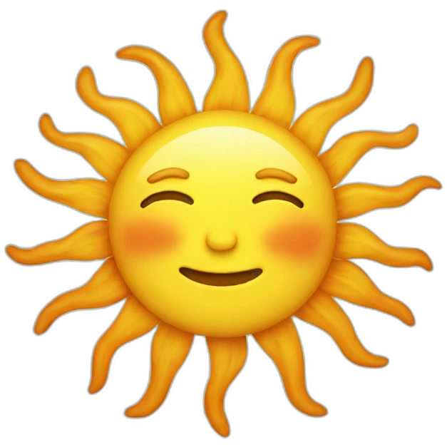 sUN emOJI emoji