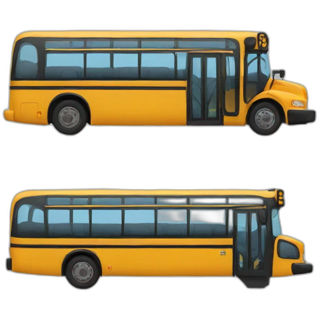 Bus side view emoji