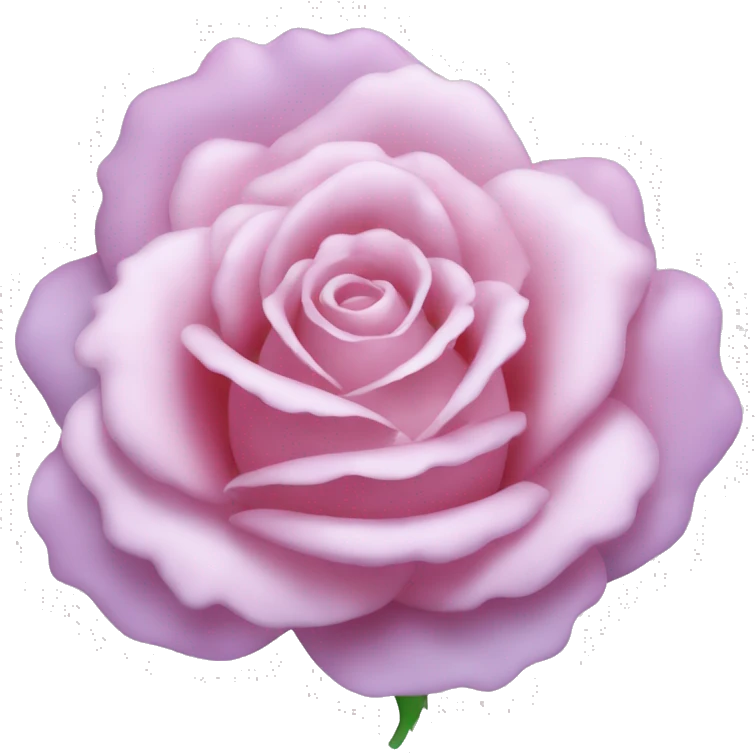 A rose in full bloom with delicate dew drops glistening on its petals emoji