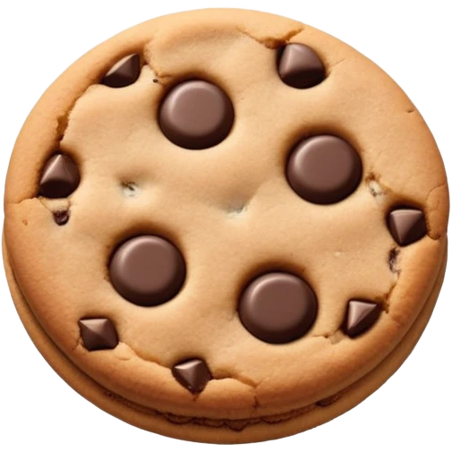 Cookie and chocolate  emoji