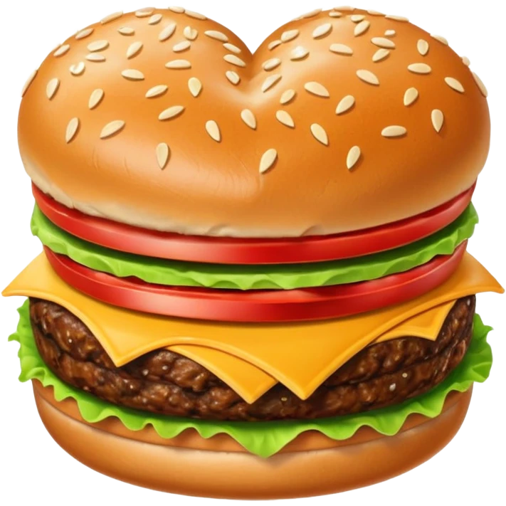 heart burger emoji
