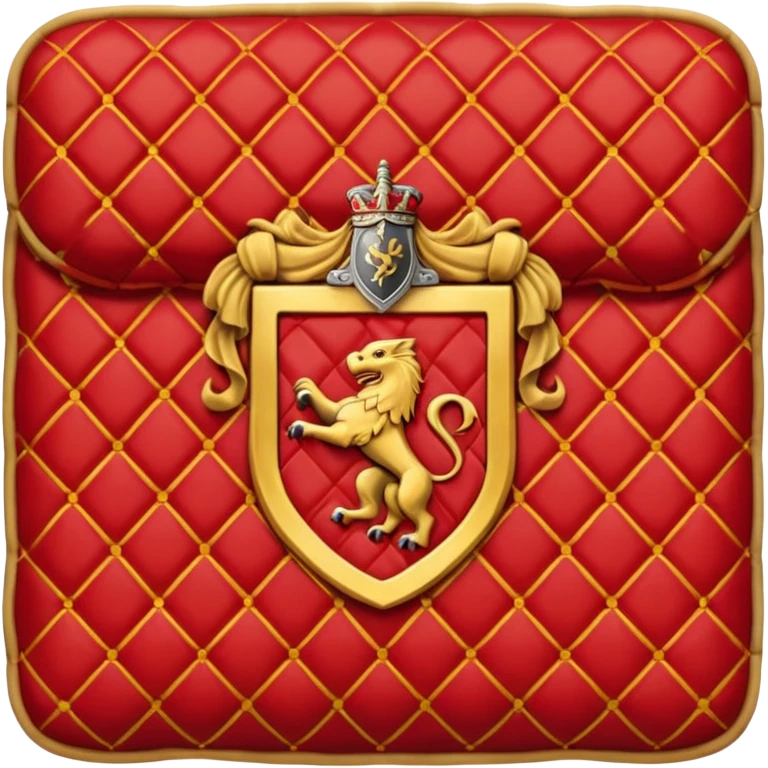 gryffindor red and gold bed emoji