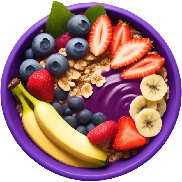 Acai bowl emoji