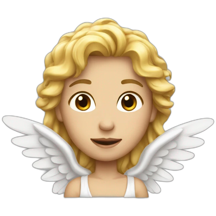 Ange qui sourit  emoji