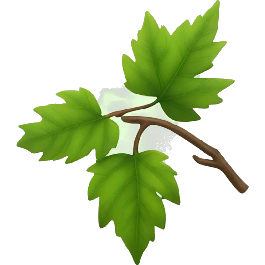 leaves on a branch emoji