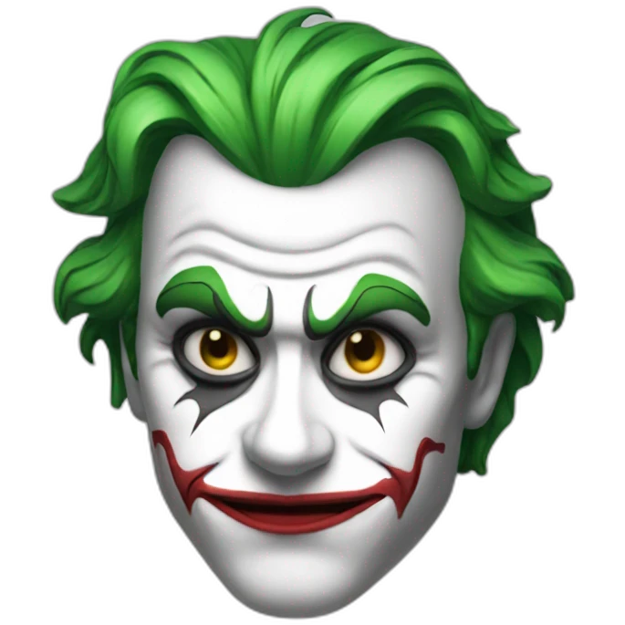 a sad face joker emoji
