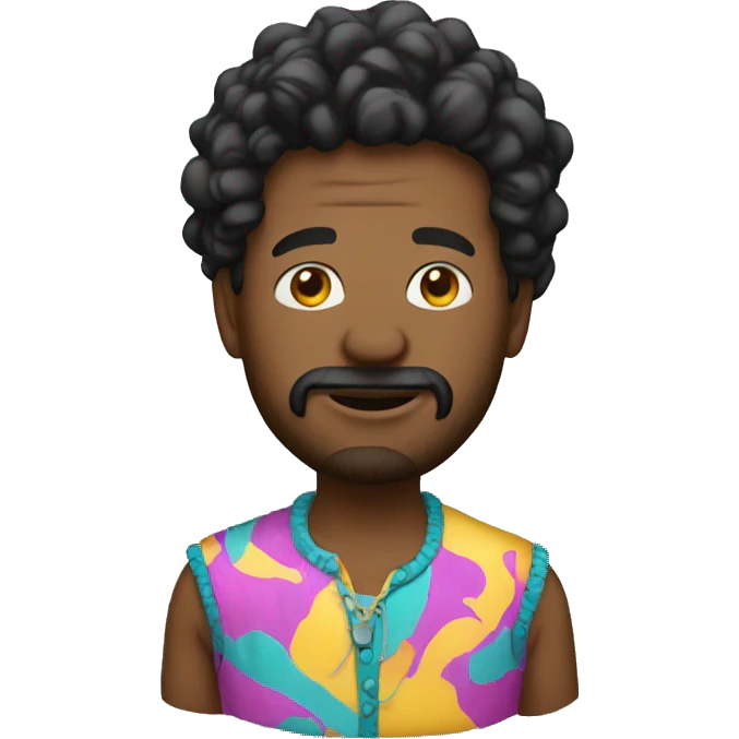 man in a crazy outfit  emoji