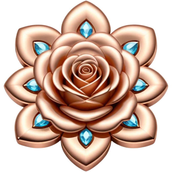 Rose gold jewelry emoji