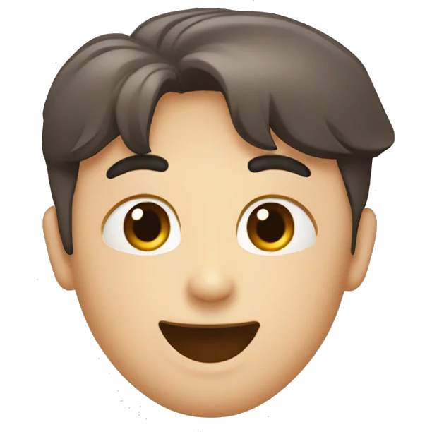 normal heart eyed emoji like 😍 but with neutral flat line for a mouth emoji