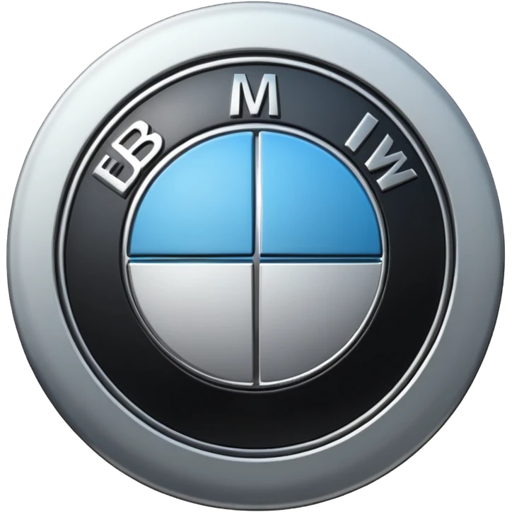 Bmw symbol real without double layer  emoji