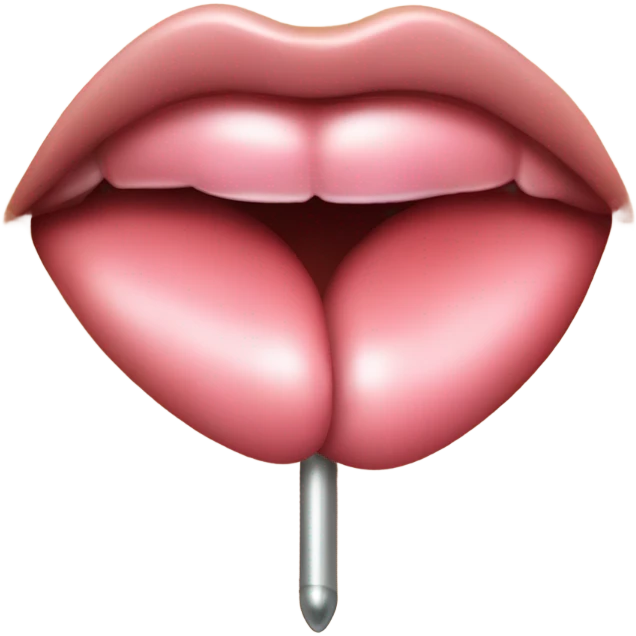 tongue stud piercing emoji