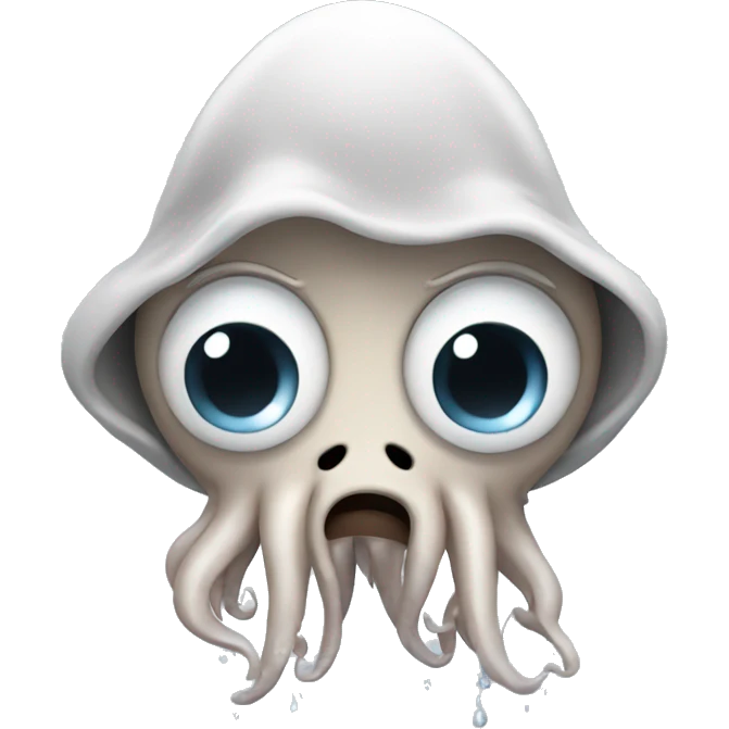 a squid in tears emoji