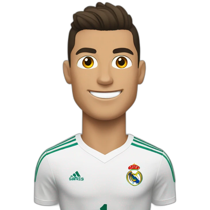 Cristiano Ronaldo retourné emoji