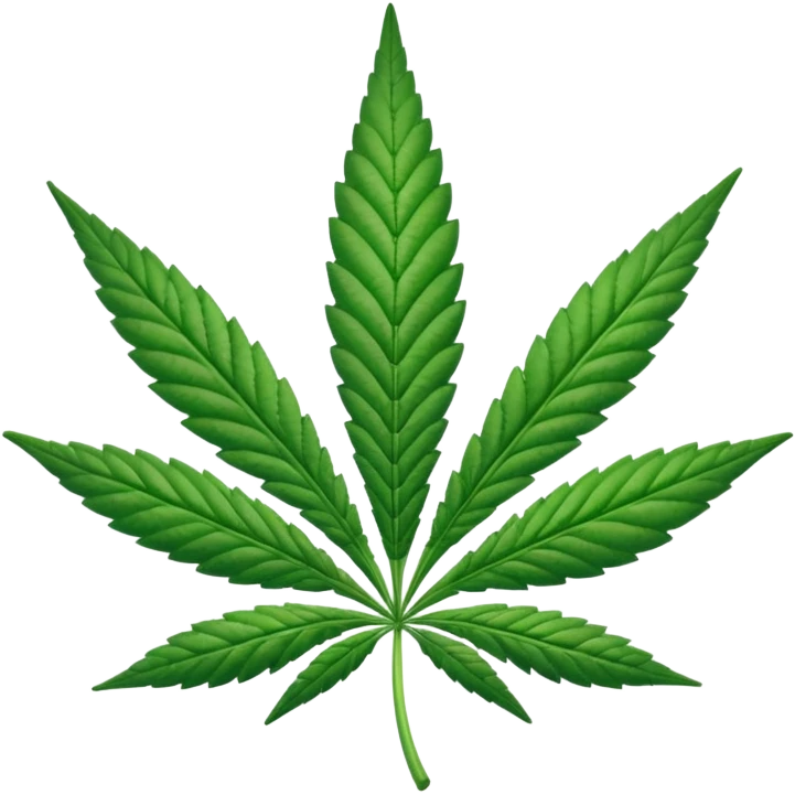 Hola de cannabis emoji