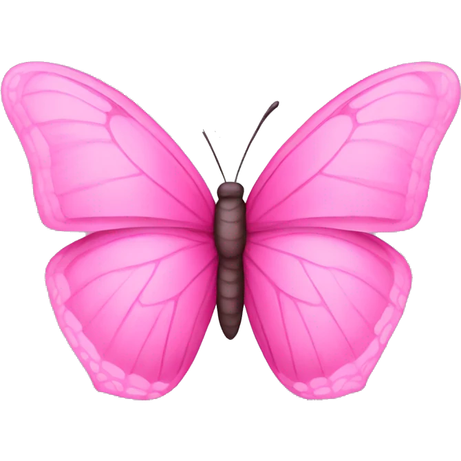 pink butterfly  emoji
