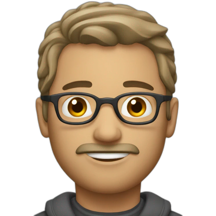 Un homme qui dit dinguerie emoji