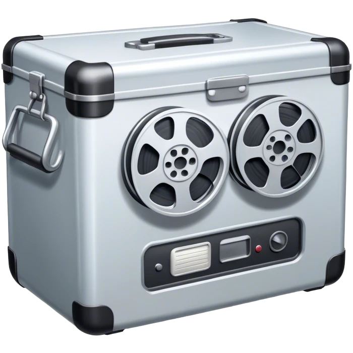 movie, Film reel in cold box emoji