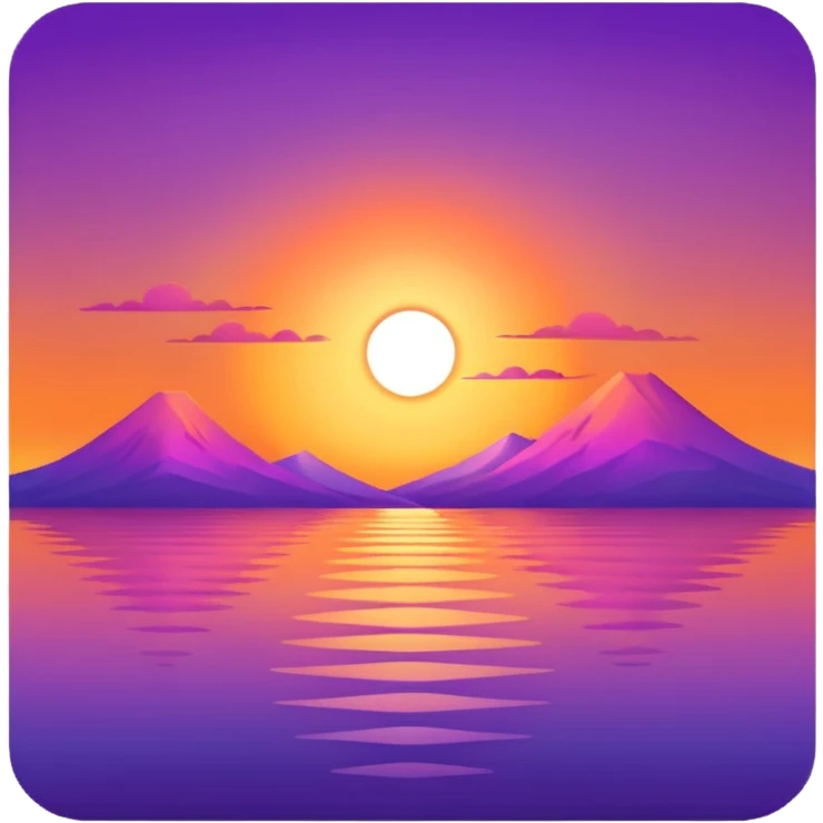 two sunrises side by side emoji