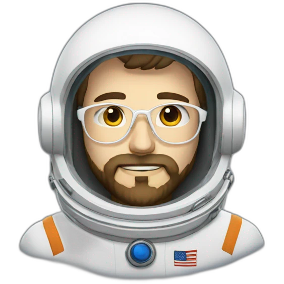 astronaut anime beard white-man glasses emoji
