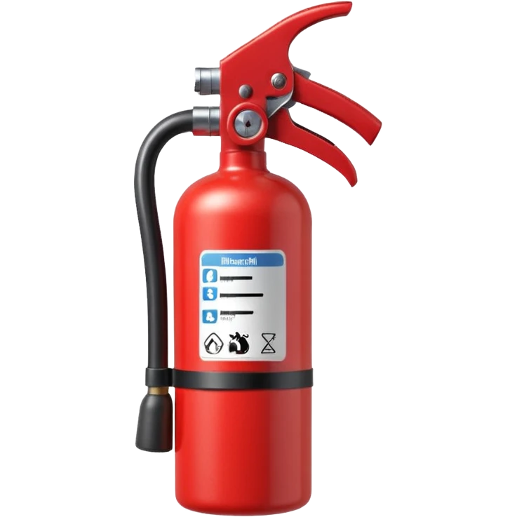 hand holding Fire extinguisher emoji