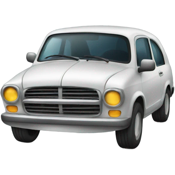 A car dancing emoji
