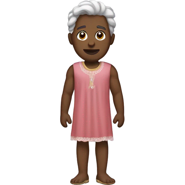 Jeremiah wears a dress emoji
