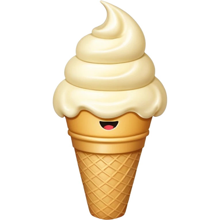 vanilla ice cream emoji