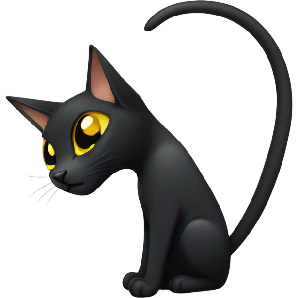 Black cat emoji