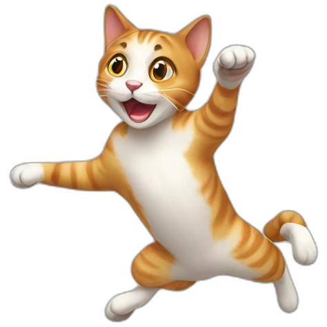 jumping-cat emoji