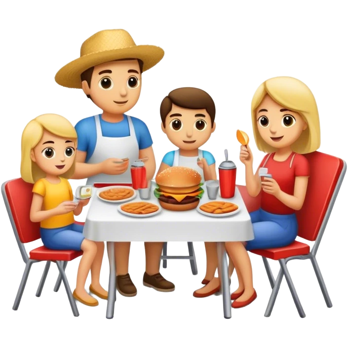 cookout with family  emoji