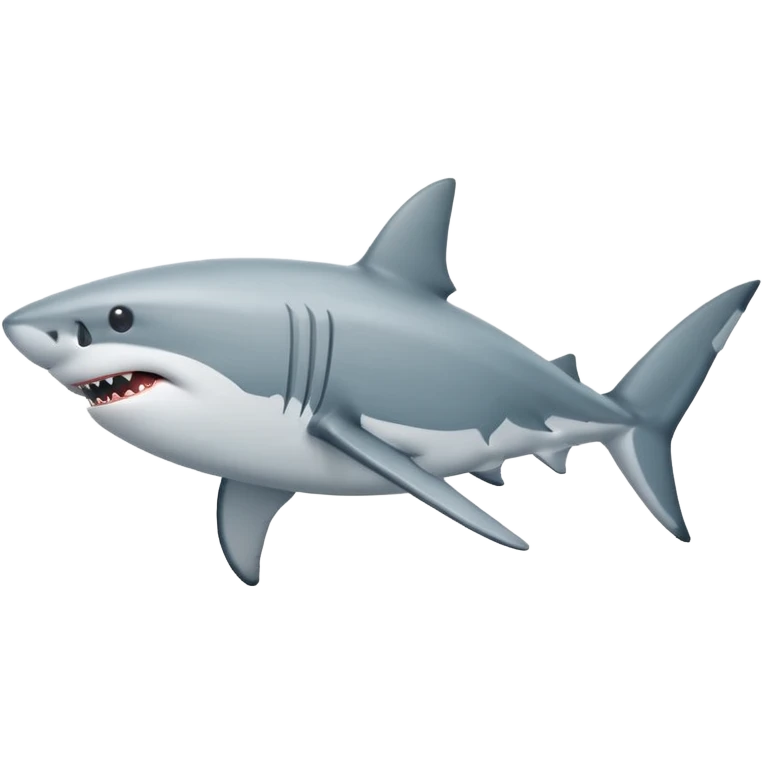 White shark svg emoji