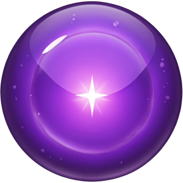 purple magical stone emoji