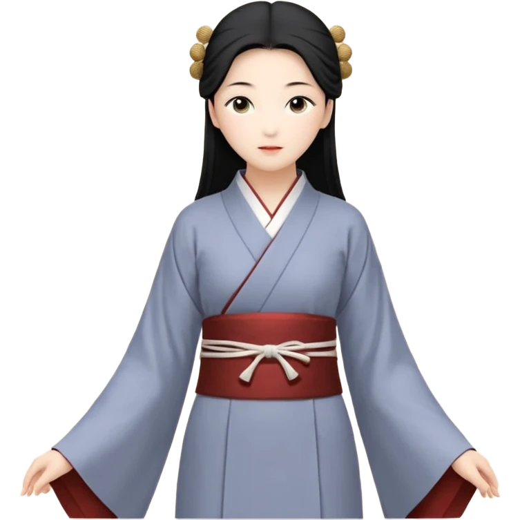 一个女人穿着衣服，表情不开心，手势做交叉摆手的姿势 emoji