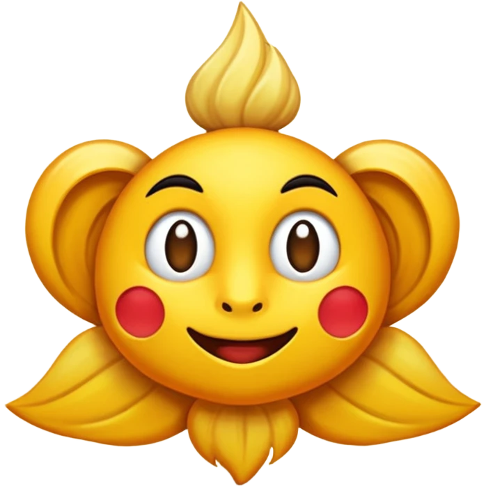 make it just have a phrase in hind emoji