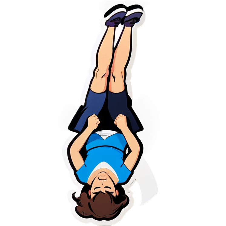 One man supports the back of a falling woman emoji