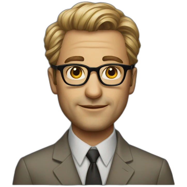 Douglas Leonard with glasses emoji