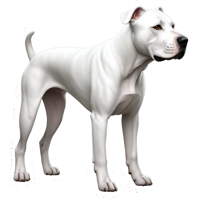 Dogo Argentino Dog Breed Full Body emoji