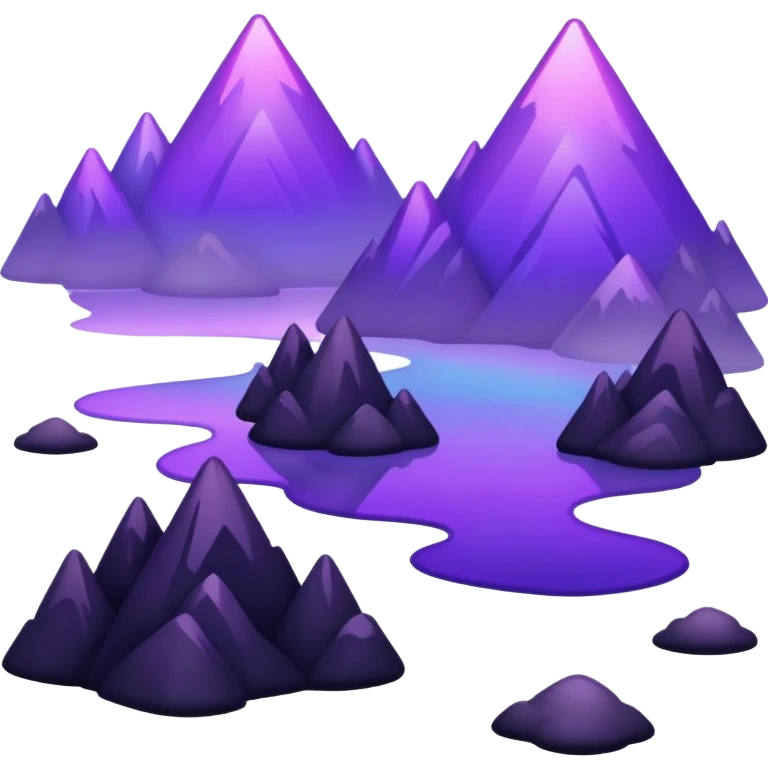  Black-purple-Iridescent-aesthetic-scenic-scenery-Decoration emoji