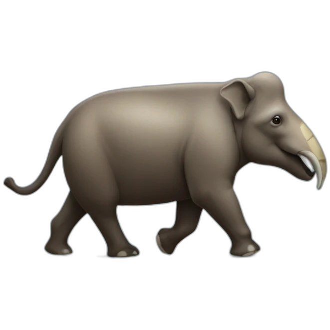 Deinotherium walking emoji