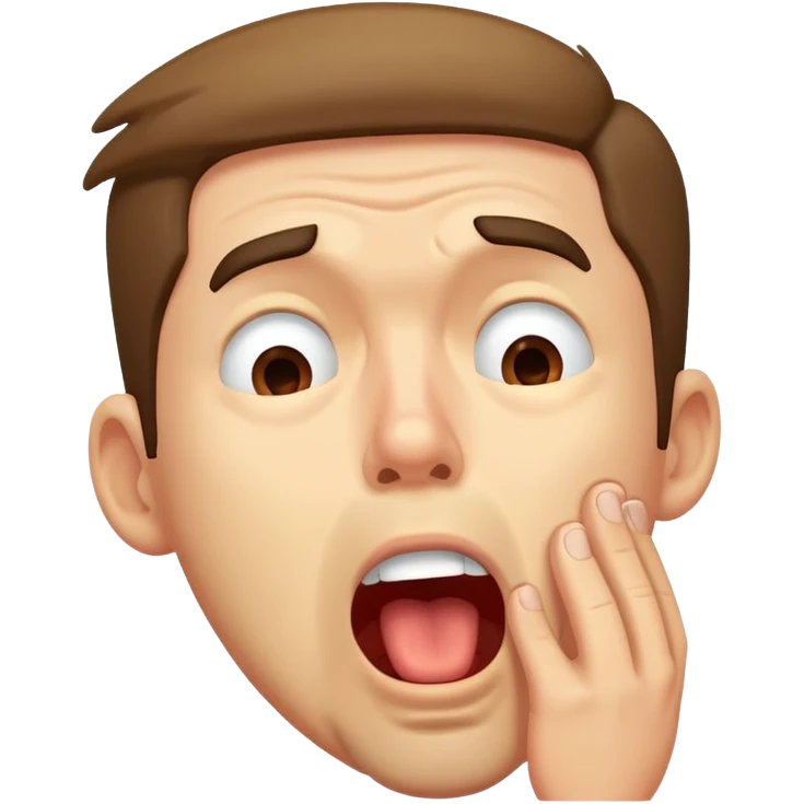 yawning man emoji
