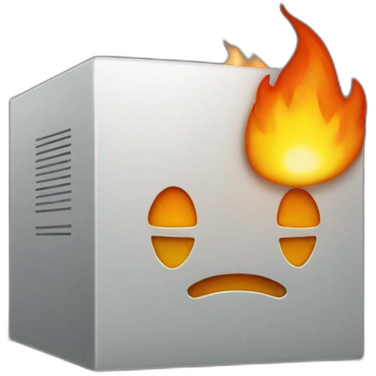 Burning server emoji